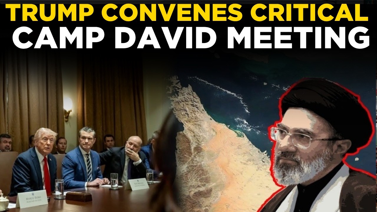 Trump Cabinet LIVE | TRUMP'S CAMP DAVID ULTIMATUM, Critical Cabinet Meeting Amid Iran War Fears