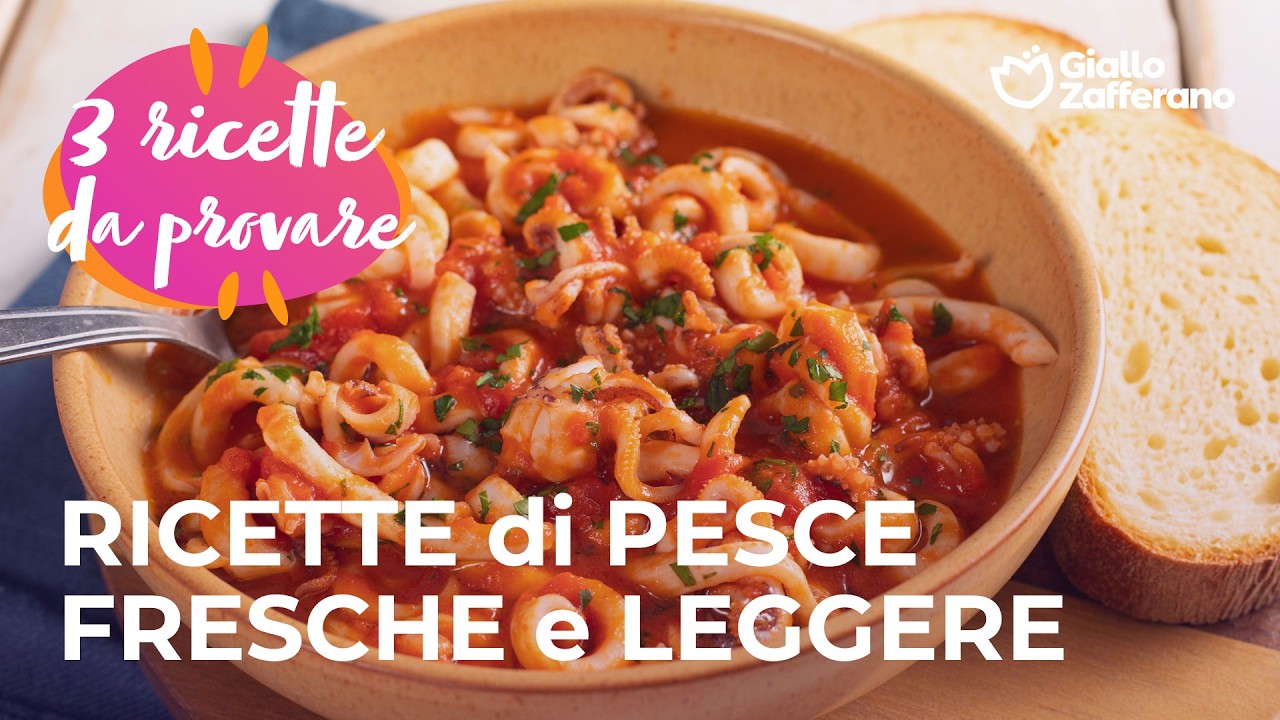 🐟 3 Ricette di Pesce Fresche e Leggere | Perfette per l'Estate🌊🦐🦑