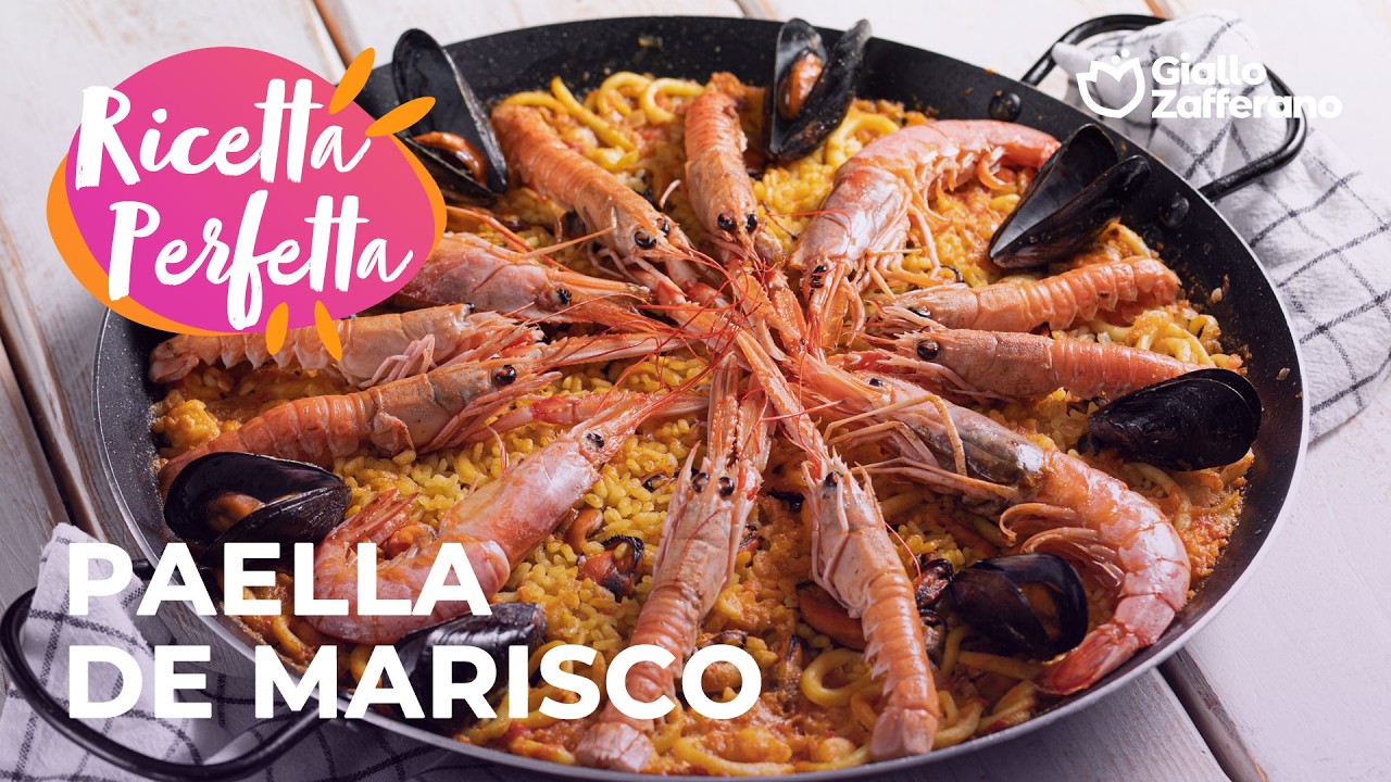 PAELLA de MARISCO - la ricetta perfetta per prepararla a casa🥘