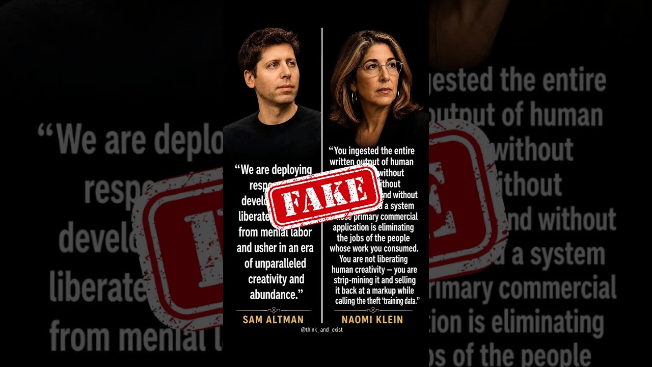 Naomi Klein corrects the record on viral AI-generated quote