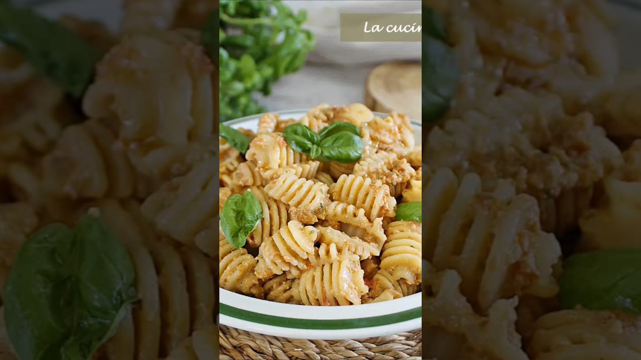 PASTA FREDDA AL PESTO DI POMODORI SECCHI #pastafredda #pomodorisecchi  #lacucinadirita