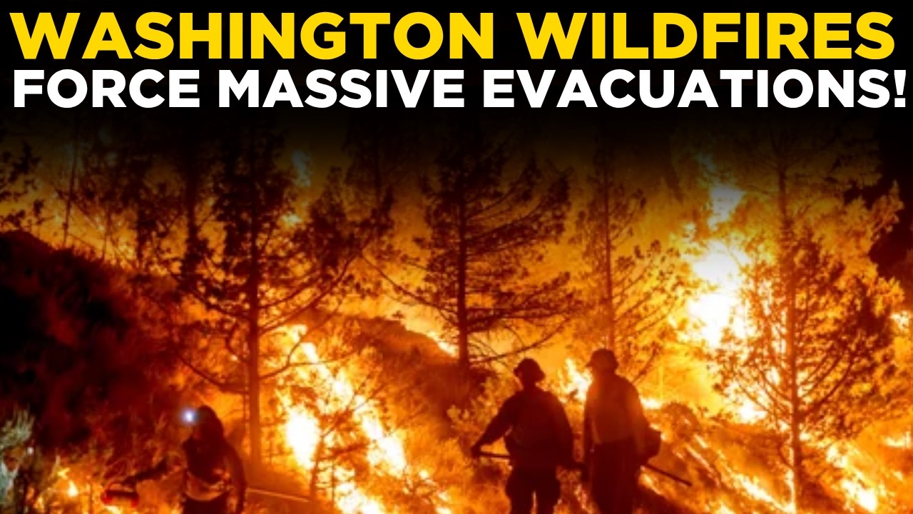 WASHINGTON WILDFIRE LIVE | Spokane Ablaze! 60,000 Flee Worst Natural Disaster In Region