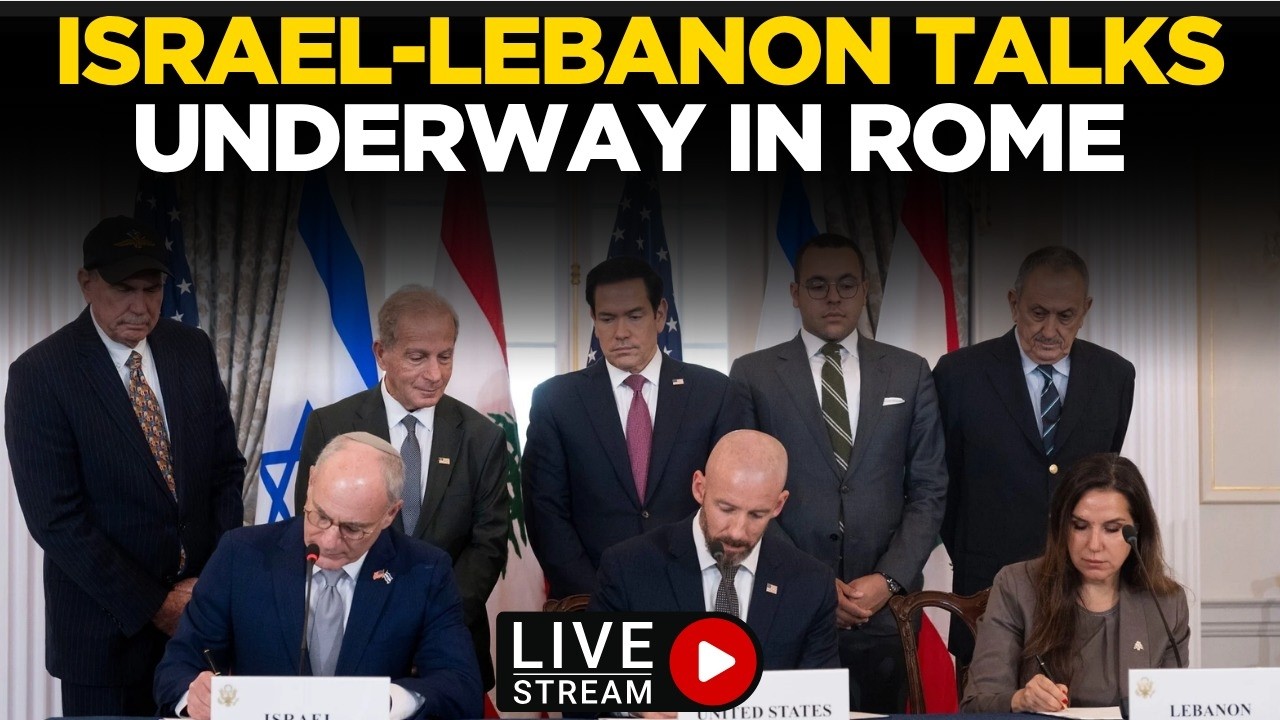ISRAEL-LEBANON TALKS LIVE | IDF Withdrawal Deal? Rome Summit To Decide Hezbol...