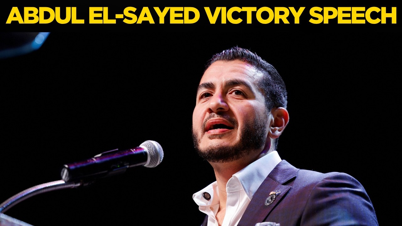 MICHIGAN SENATE LIVE | Abdul El-Sayed Detroit Press Conference After Historic Primary Victory