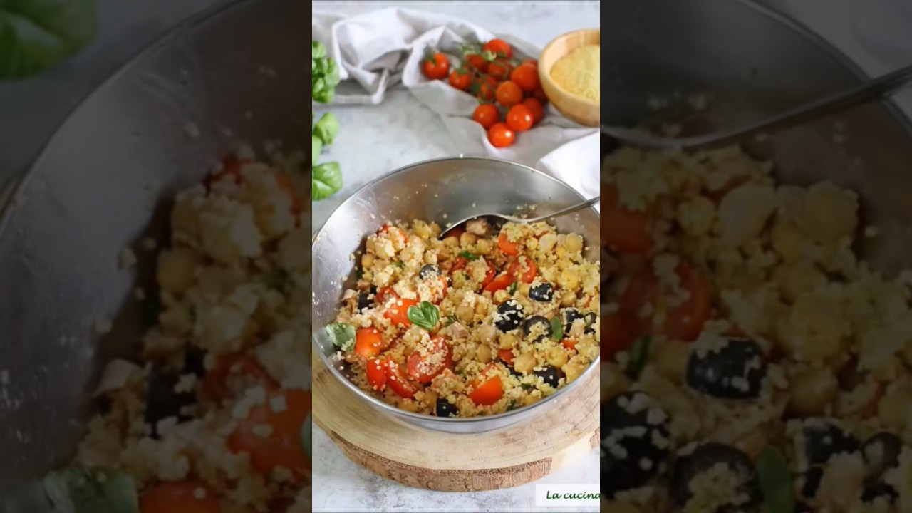 INSALATA DI COUS COUS #couscous #couscoussalad