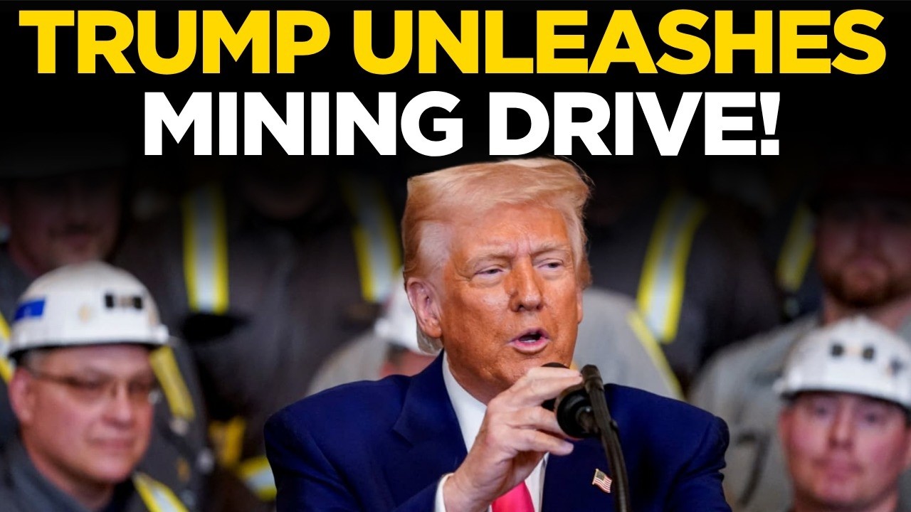 Trump Speech LIVE | Trump Demands Rapid Approval of US Critical Mineral Mines...