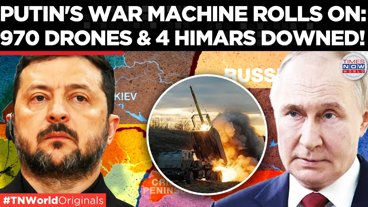 Russia Claims 970 Ukrainian Drones, 10 Guided Bombs, and 4 HIMARS Shot Down in 24 Hours