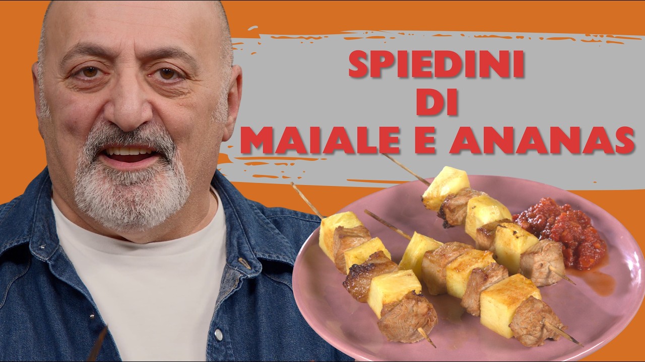 Spiedini di Maiale e Ananas 🍍🥩 Succosi, Caramellati e Facilissimi da Fare