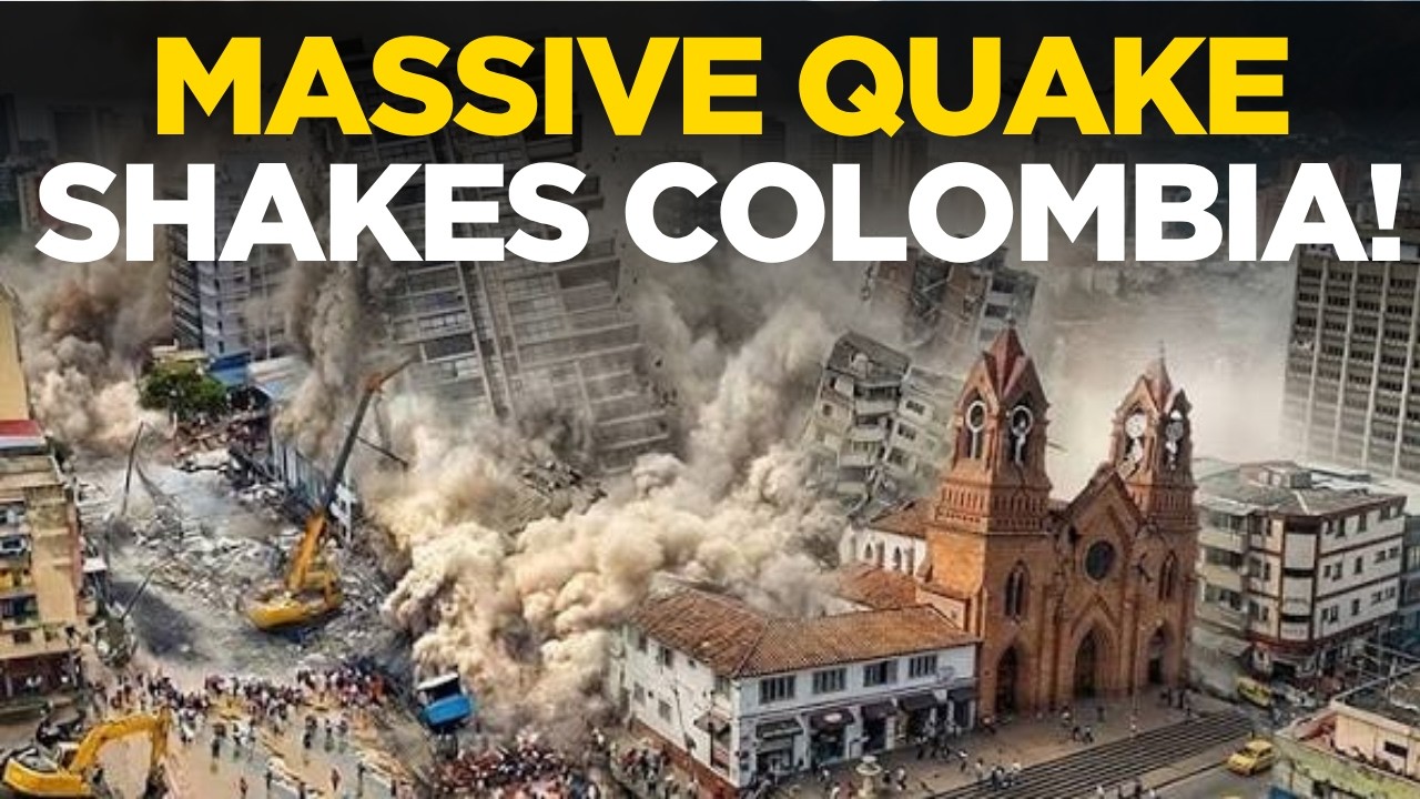 COLOMBIA EARTHQUAKE LIVE | Catastrophic 7.4 Quake Shakes Colombia; Dozens Of Buildings Collapse