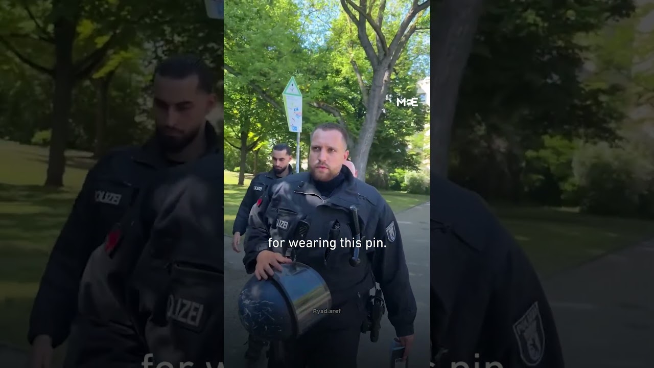 Berlin police arrest pro-Palestine supporter again over lapel pin