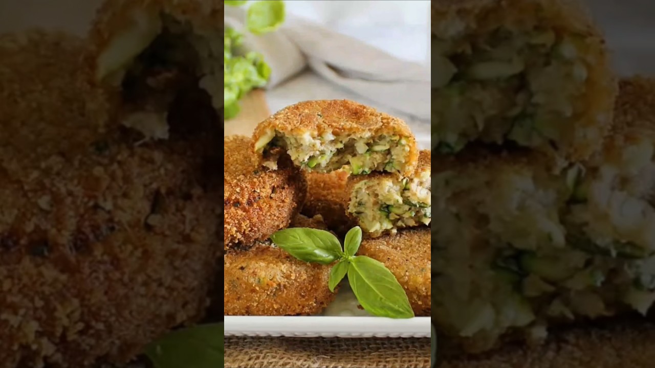 POLPETTE DI ZUCCHINE E TONNO #polpette #zucchine #tonno