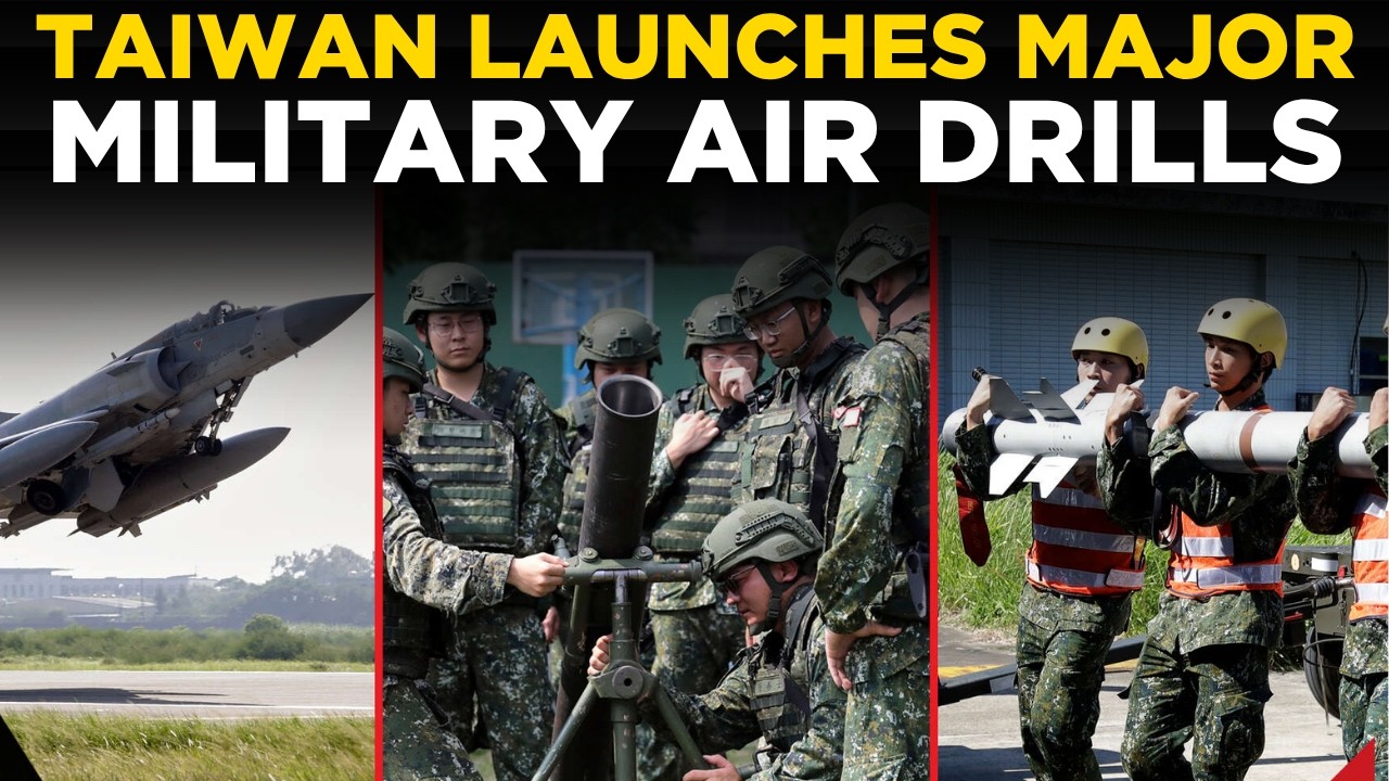 TAIWAN AIR DRILLS LIVE | WARNING: Taipei Sirens Wail As China Invasion Threat Reaches Critical Peak