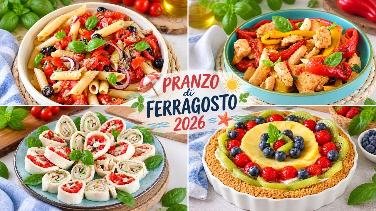 IL PRANZO DI FERRAGOSTO 2026 (si prepara tutto in anticipo)- La cucina di Rita