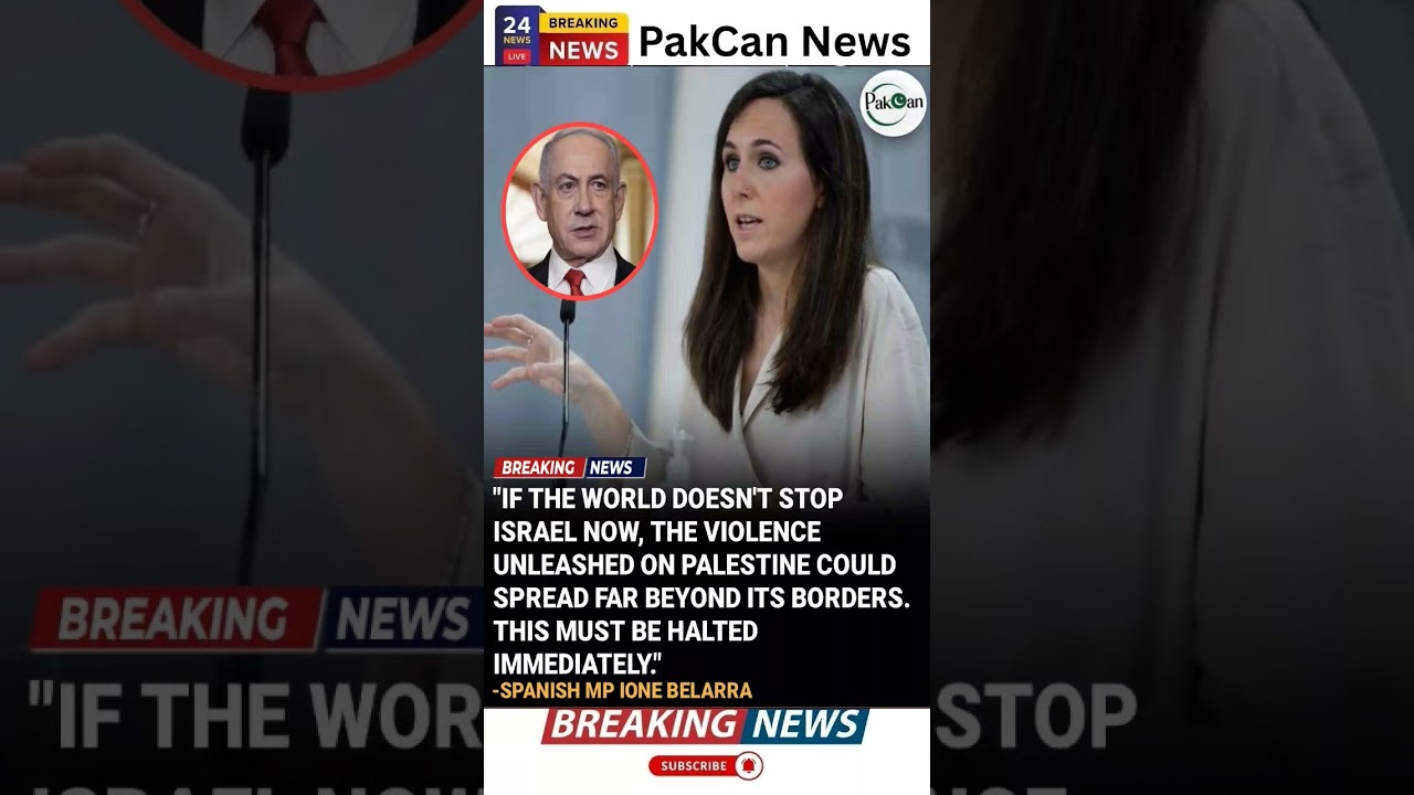 Ione Belarra Statement Sparks Global Israel-Palestine Debate | PakCan News