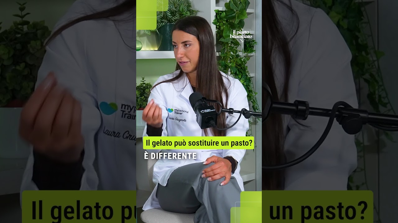 E' vero che un GELATO può sostituire un PASTO? | Il Piatto Bilanciato🍦☀️