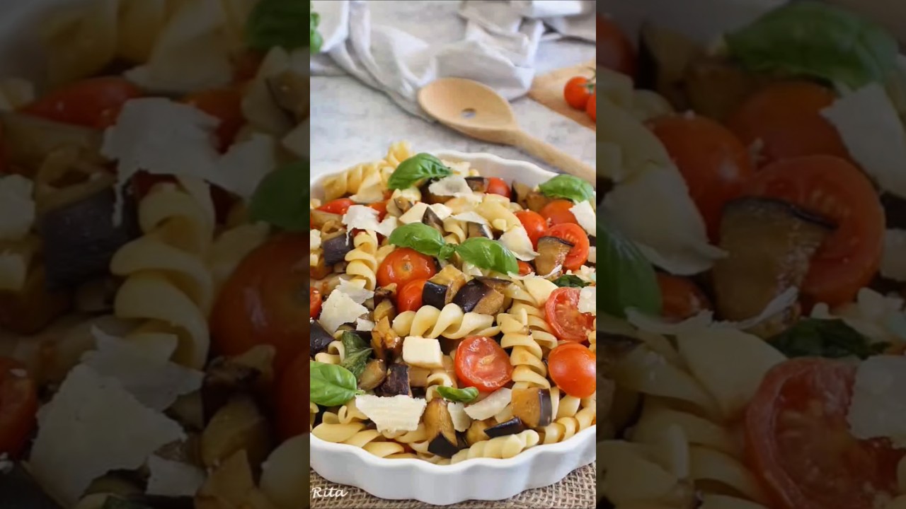 PASTA FREDDA ALLA PARMIGIANA #pastafredda #parmigiana #melanzane