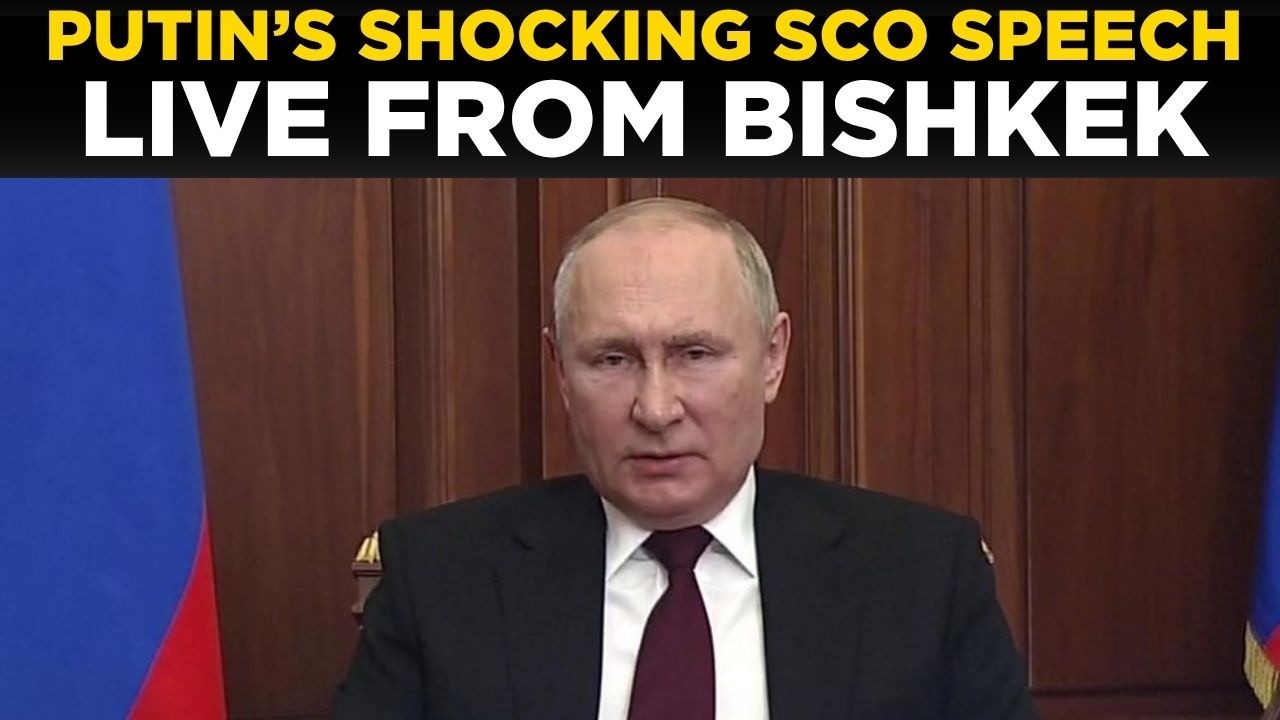 RUSSIA LIVE: Putin Delivers Major Speech at SCO Leaders’ Summit in Bishkek | Key Remarks