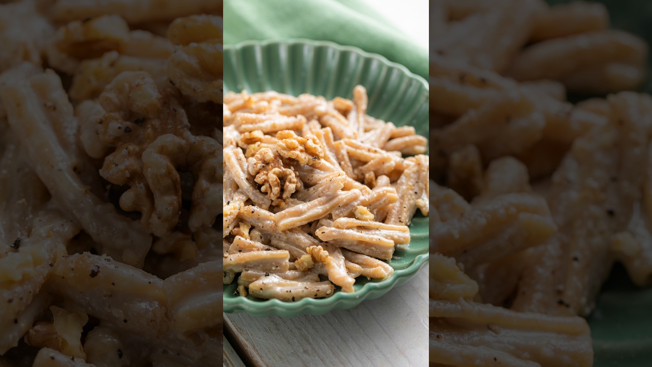Così non l'hai mai provata: PASTA con PESTO di NOCI e MIELE🍯🌰 #Shorts