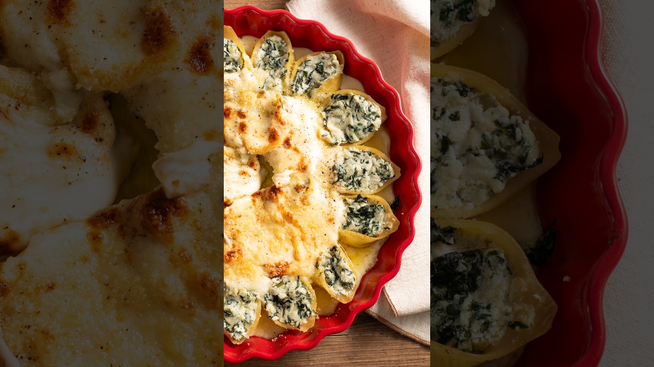 CONCHIGLIONI BIETOLINE e RICOTTA🍝🌿 #adv #Shorts
