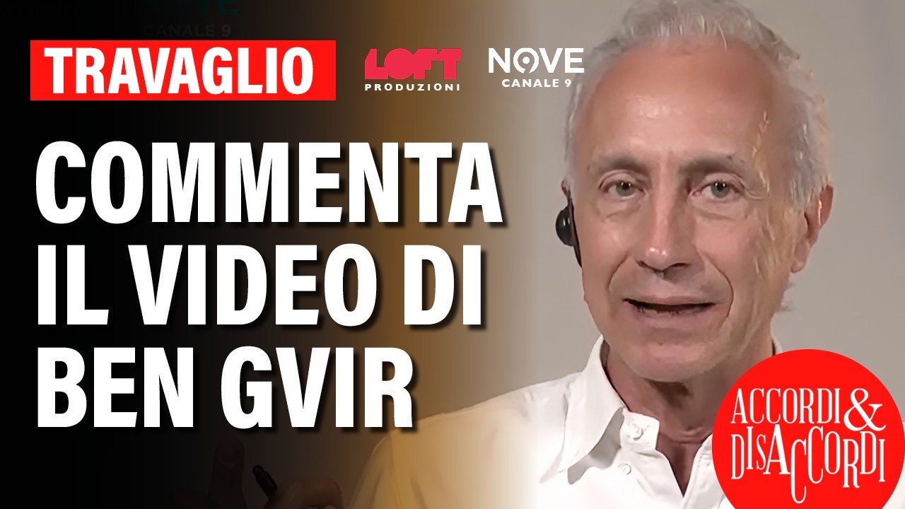 Travaglio commenta il video di Ben Gvir