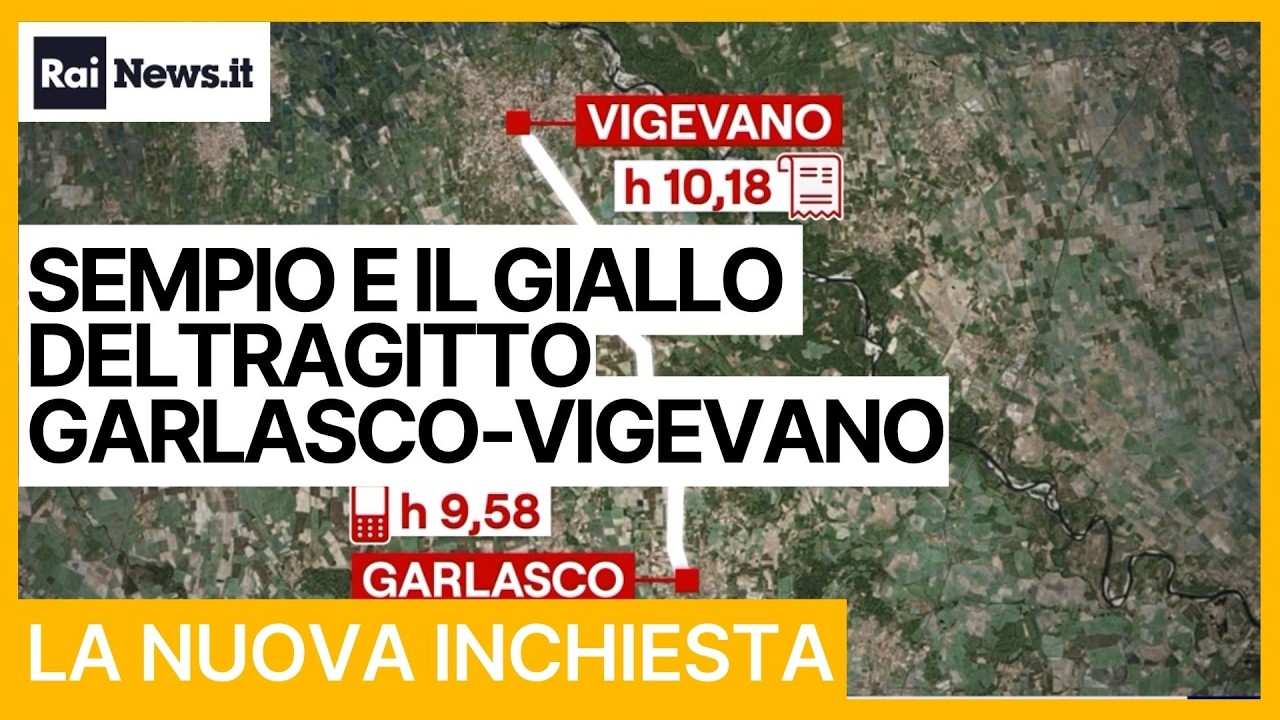 Andrea Sempio, il giallo del tragitto Garlasco-Vigevano e quel biglietto che non convince