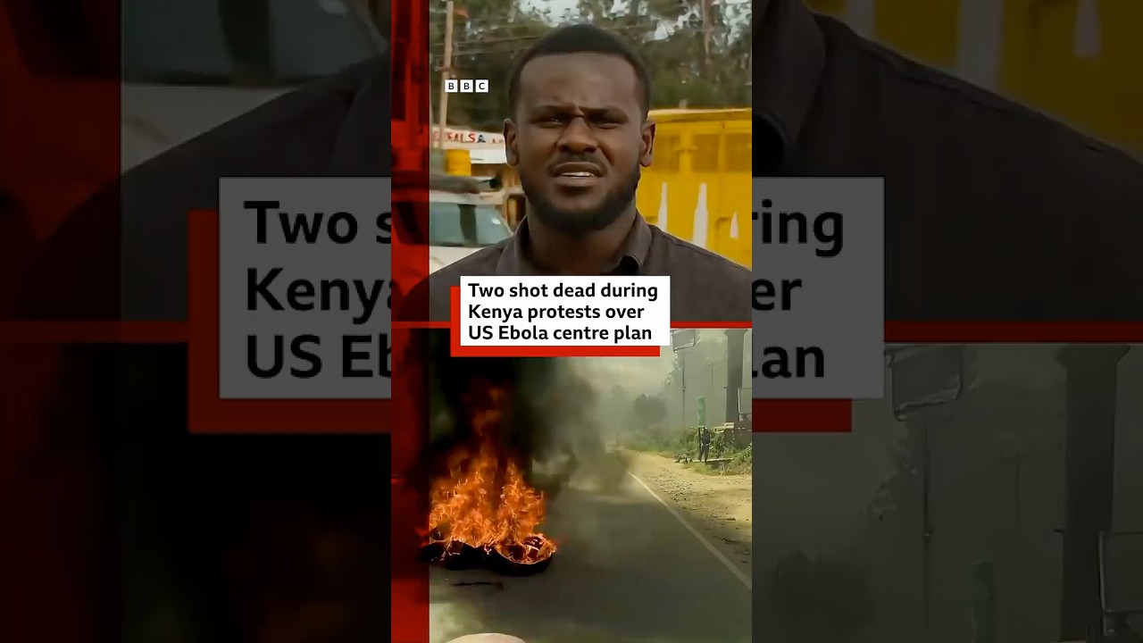 Two shot dead during Kenya protests over US Ebola centre plan. #Kenya #US #Ebola #BBCNews