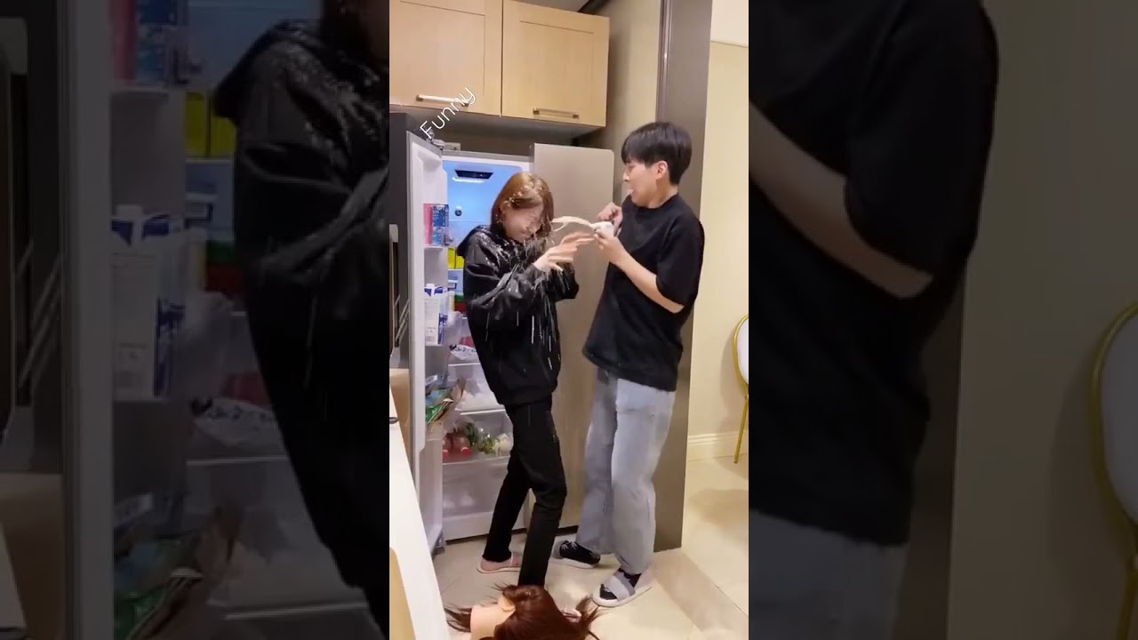 short funny video #funny #shorts #girl #boy #home #tiktok #viral #prank #fun