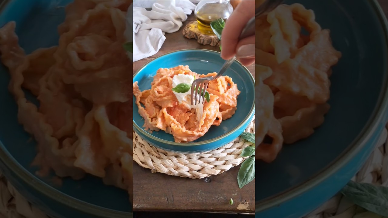 MANFREDI ALLA RICOTTA #pasta #sugo #ricotta