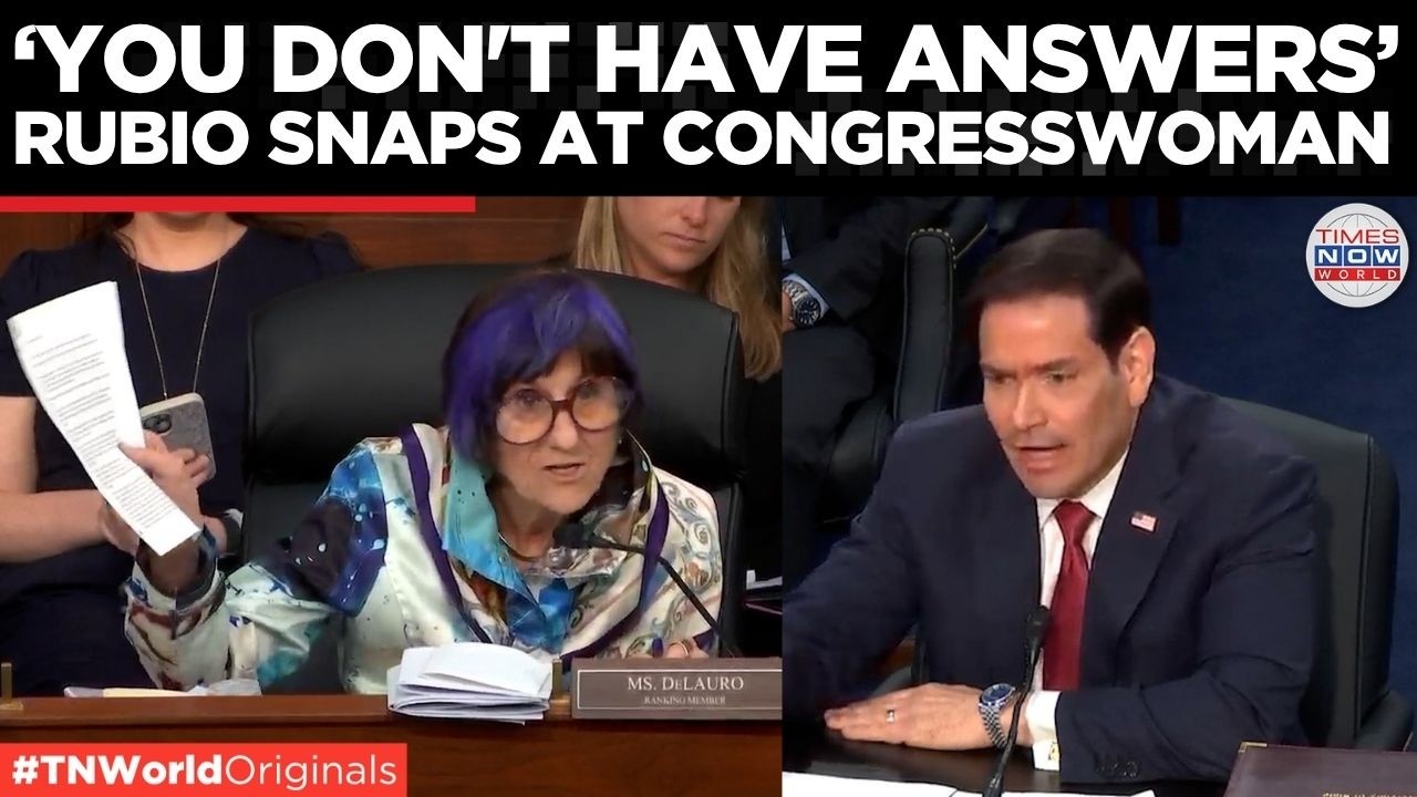 "You're Not Letting Me Answer Because You Don't Have Answers" — Rubio Snaps At Congresswoman