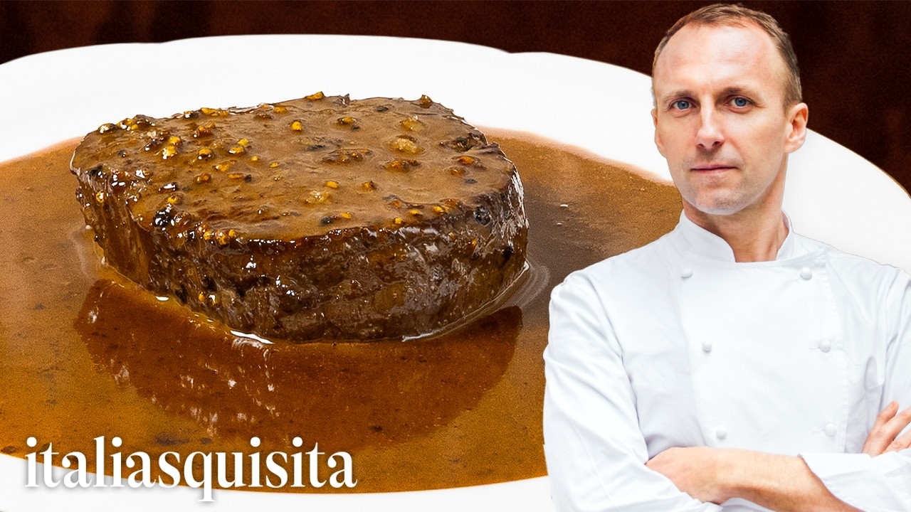 Il filetto al pepe in un due stelle Michelin francese con Giuliano Sperandio ...