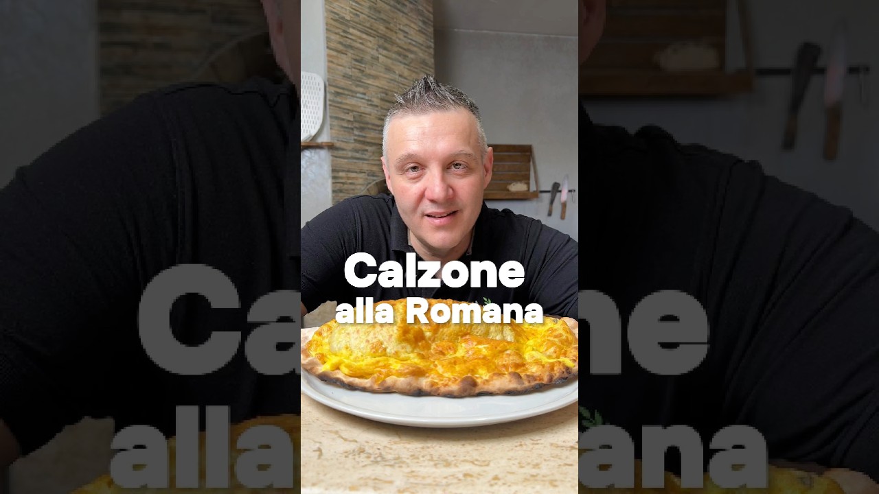 CALZONE ALLA ROMANA #chefrufini