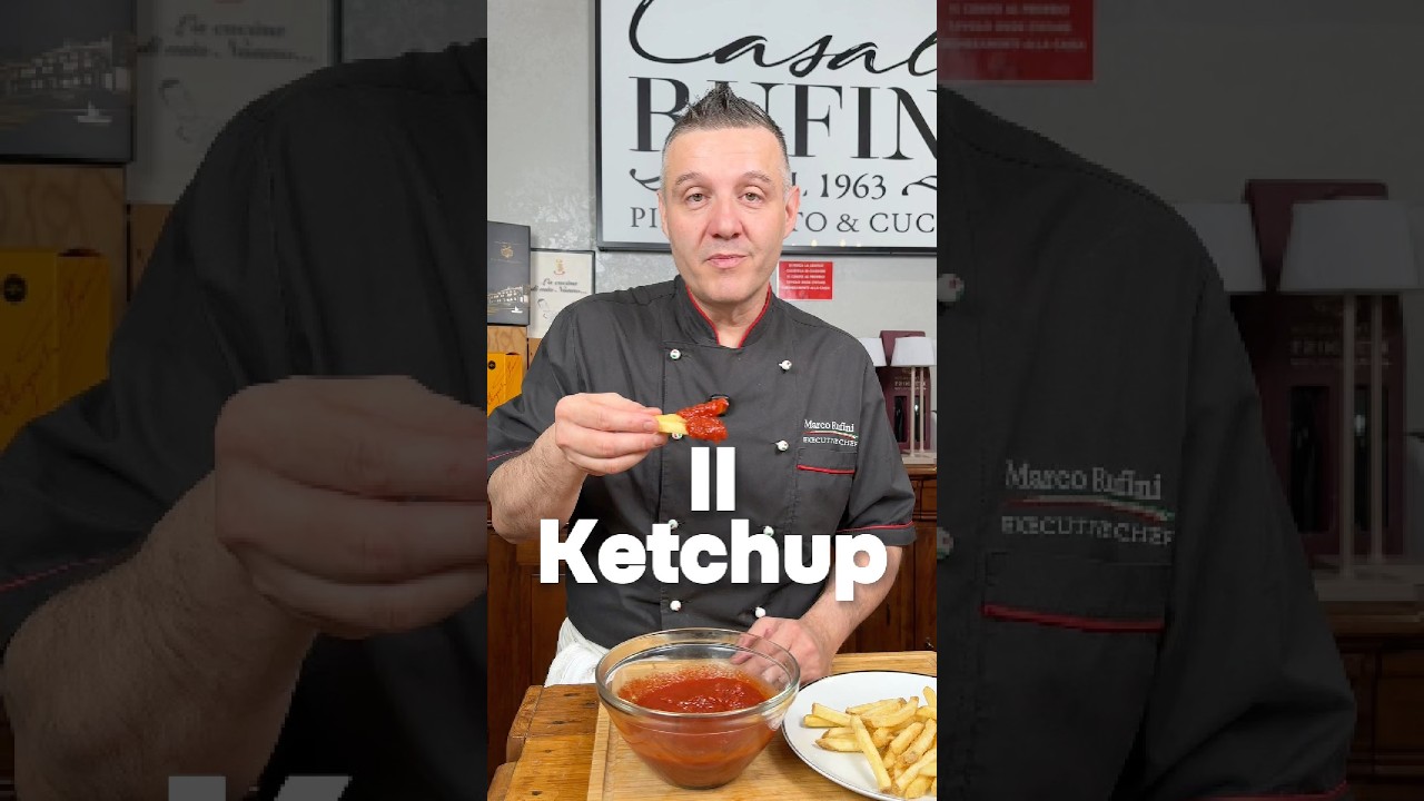 IL KETCHUP FATTO IN CASA #chefrufini #ricette