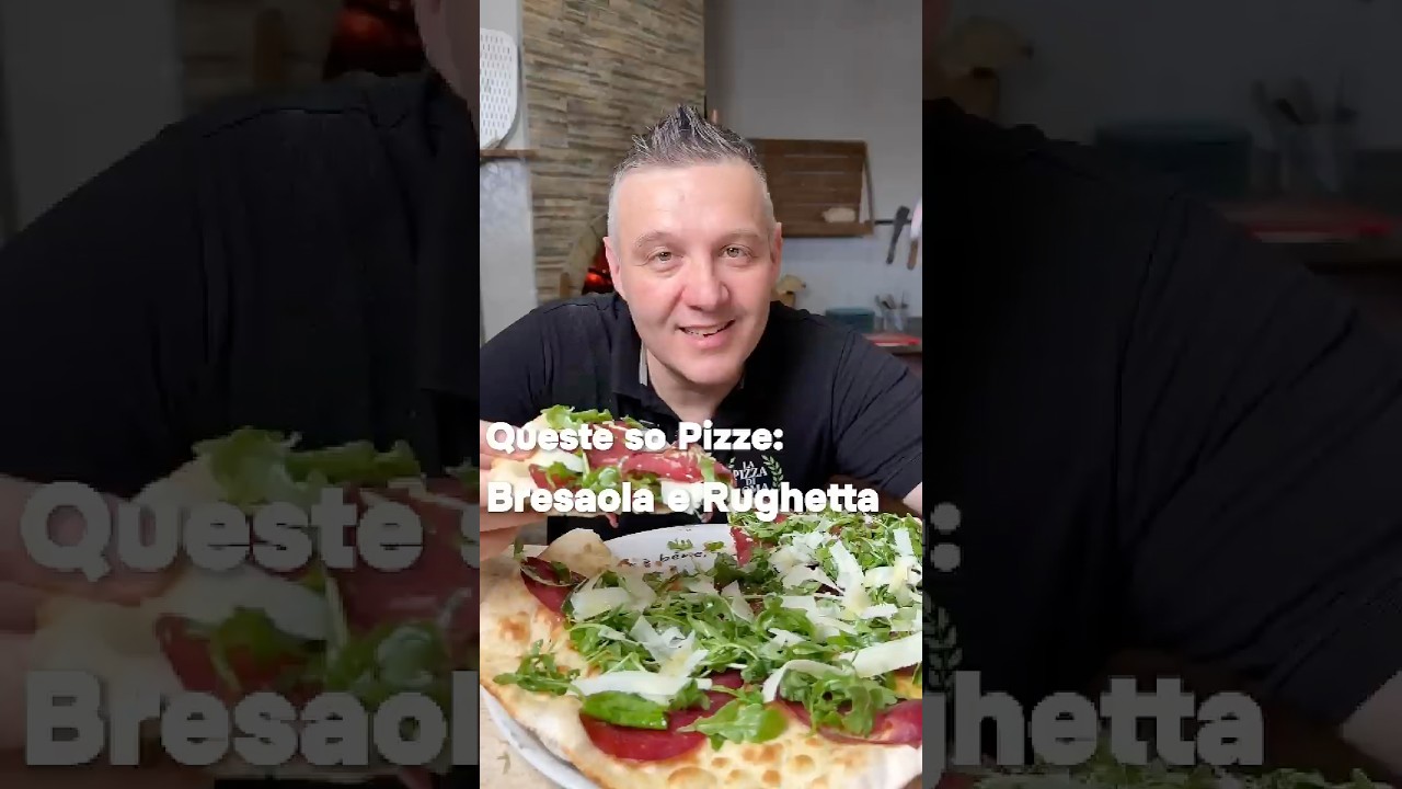QUESTE SO PIZZE: BRESAOLA E RUGHETTA #pizzaromana #pizza
