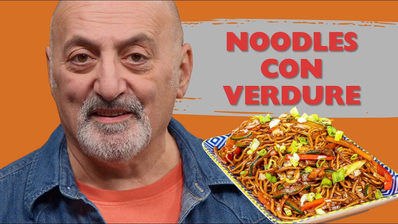 Noodles con Verdure 🥢 Ricetta Facile e Velocissima