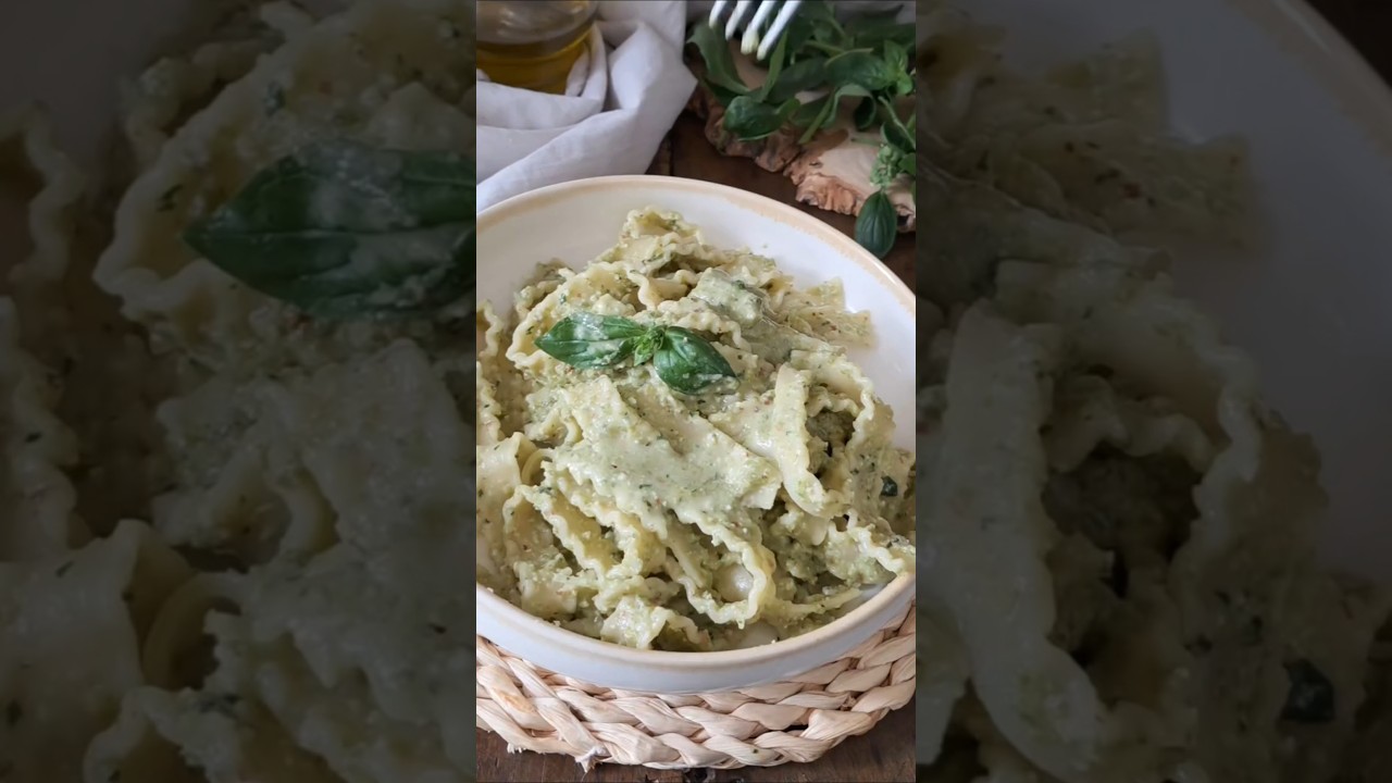 PASTA SL PESTO DI FAGIOLINI #pasta #pesto #fagiolini #lacucinadirita