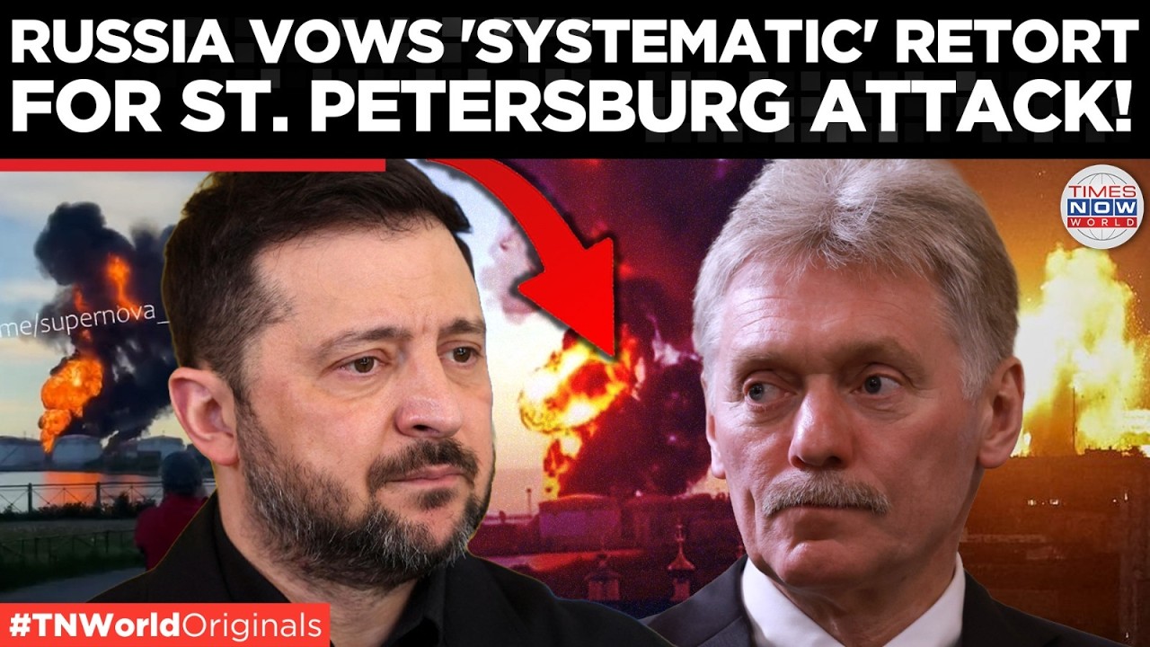 ST. PETERSBURG UNDER FIRE! Kremlin Vows 'Systematic' Revenge After Ukraine Strikes Putin’s Home City