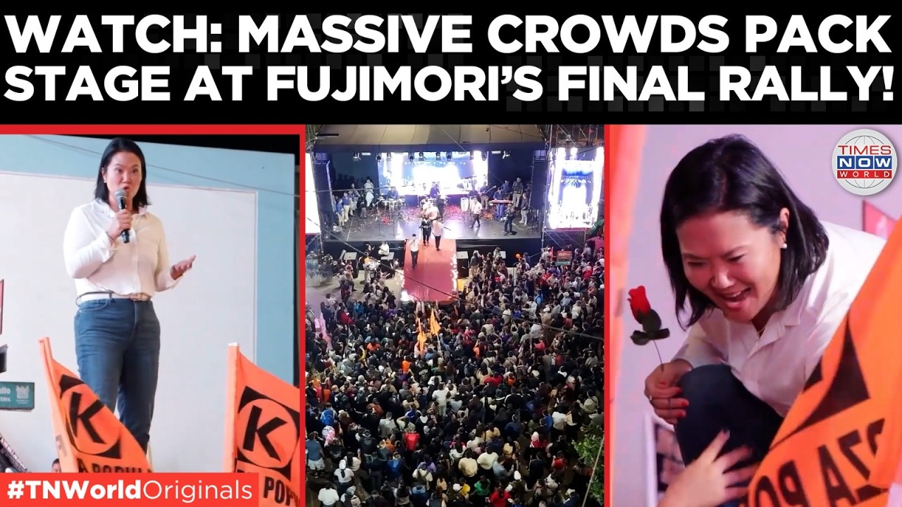 "Race is Very Close!" Keiko Fujimori Rallies Supporters in Tight Peru Electio...