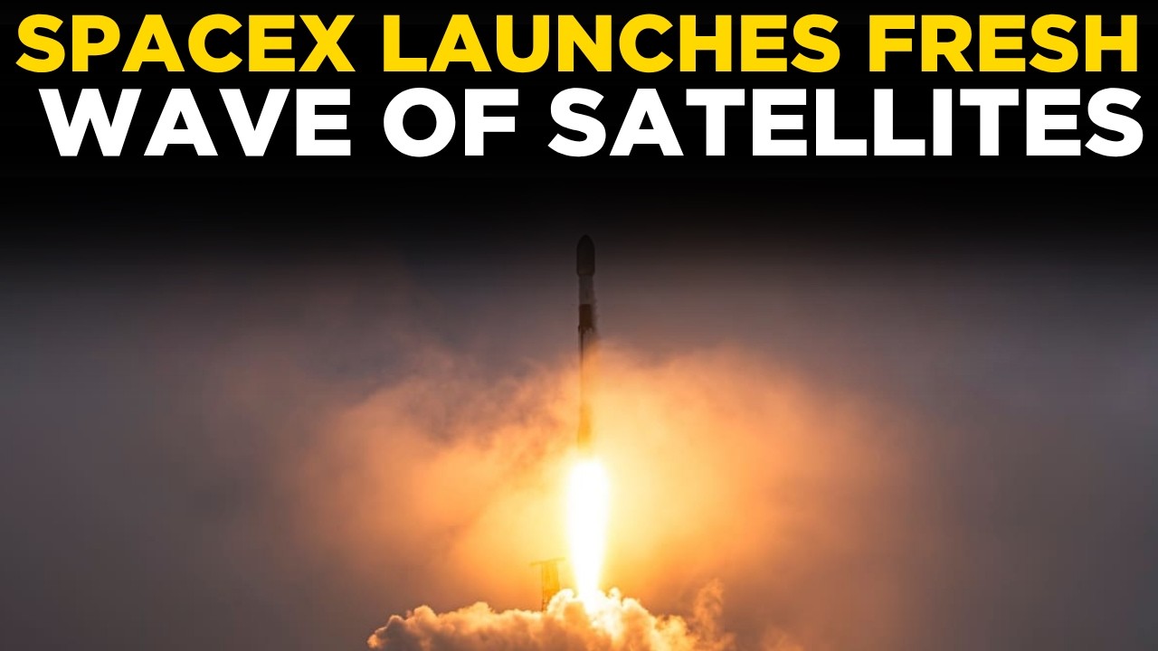 SPACEX LAUNCH LIVE | Falcon 9 Blasts Off With 29 Starlink Satellites From Cape Canaveral