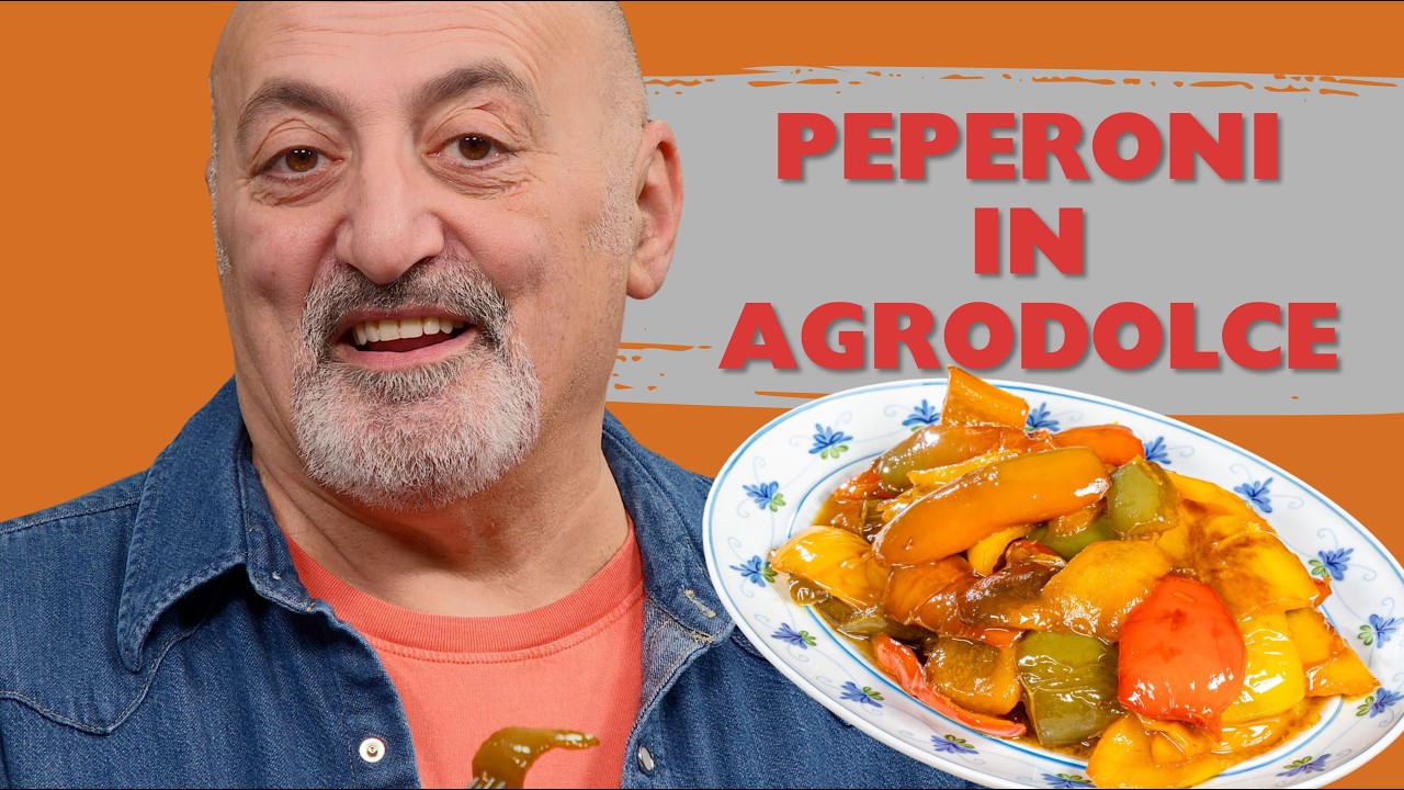 Peperoni in Agrodolce 🌶️ Ricetta Facile e Super Saporita (Come una Volta)