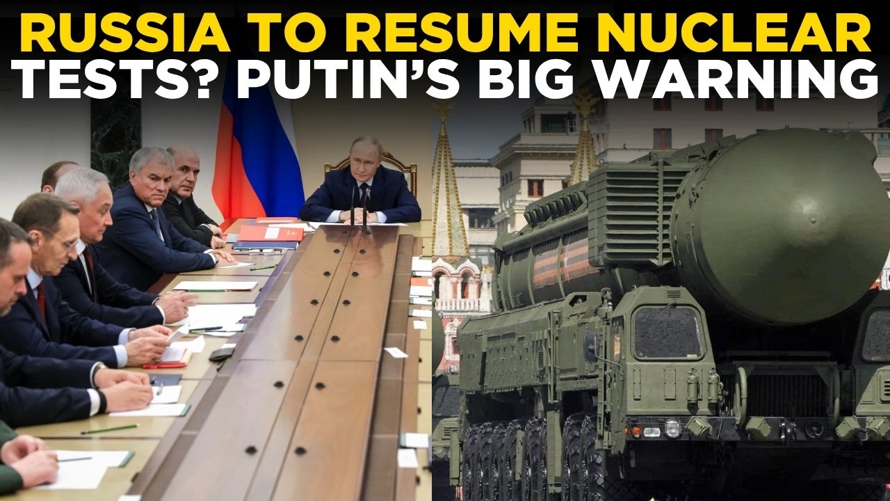 PUTIN LIVE: Vladimir Putin Issues BIG Warning — Will Russia Resume Nuclear Te...