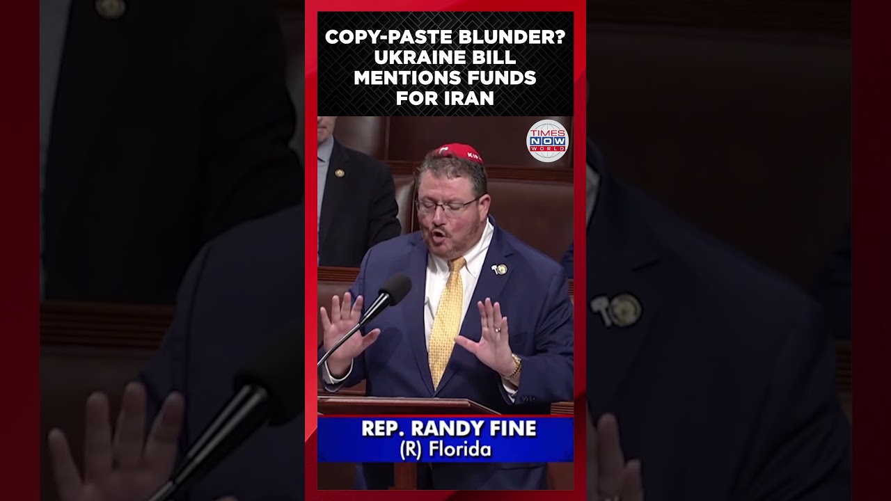 'They Forgot to Switch the Countries': Randy Fine Slams Ukraine Bill | Times Now World