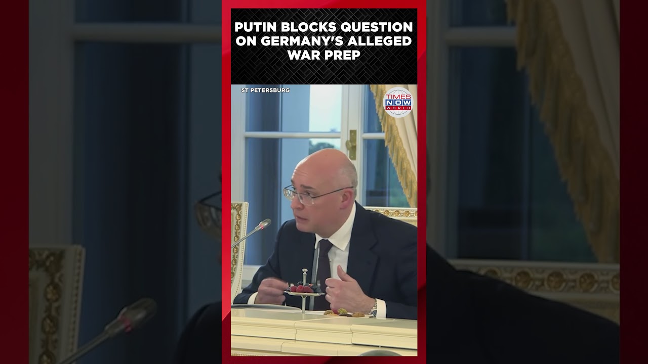 ‘You're Not Here for an Interrogation!’: Putin Snaps at German Reporter | Tim...
