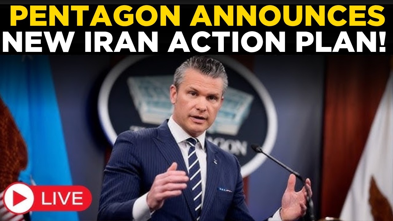 Pentagon Briefing LIVE | Trump's War Secy Drops HUGE Iran Bombshell, Warns Of Huge Consequences