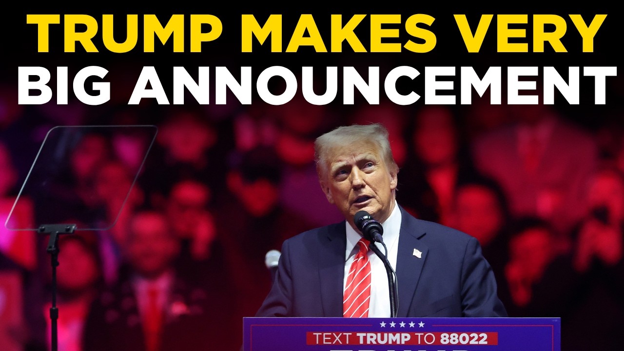 US News LIVE | Donald Trump Makes Very Big Announcement | Trump LIVE | LIVE | White House