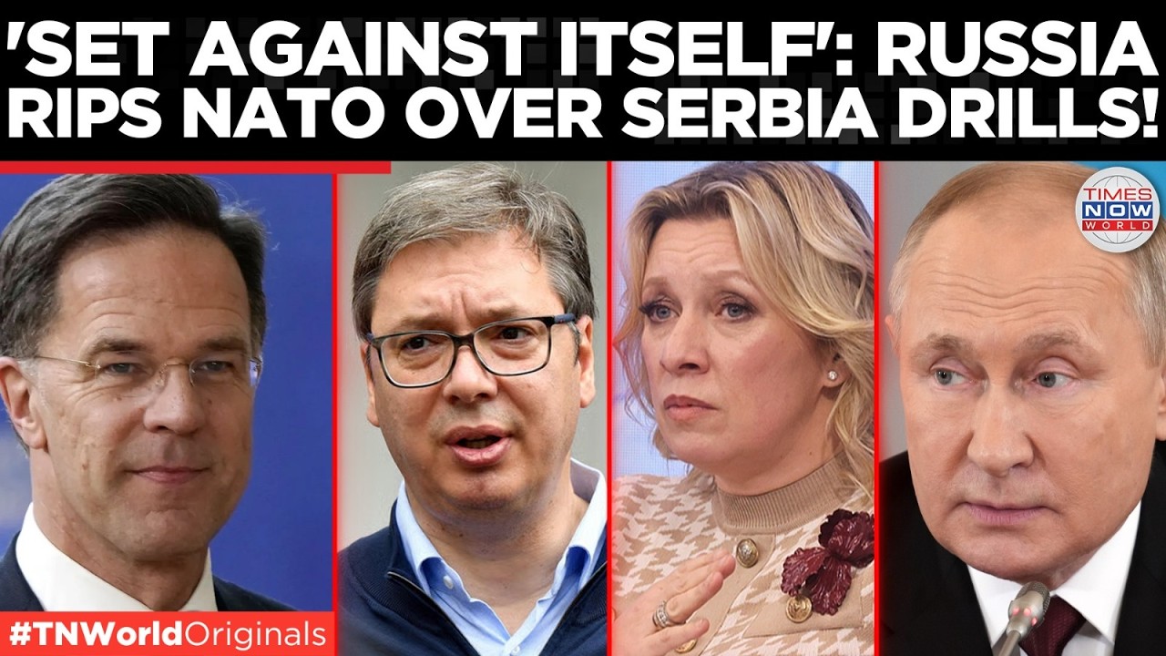 ZAKHAROVA BLASTS NATO for "Squeezing" Serbia Through Platinum Wolf Exercise |...
