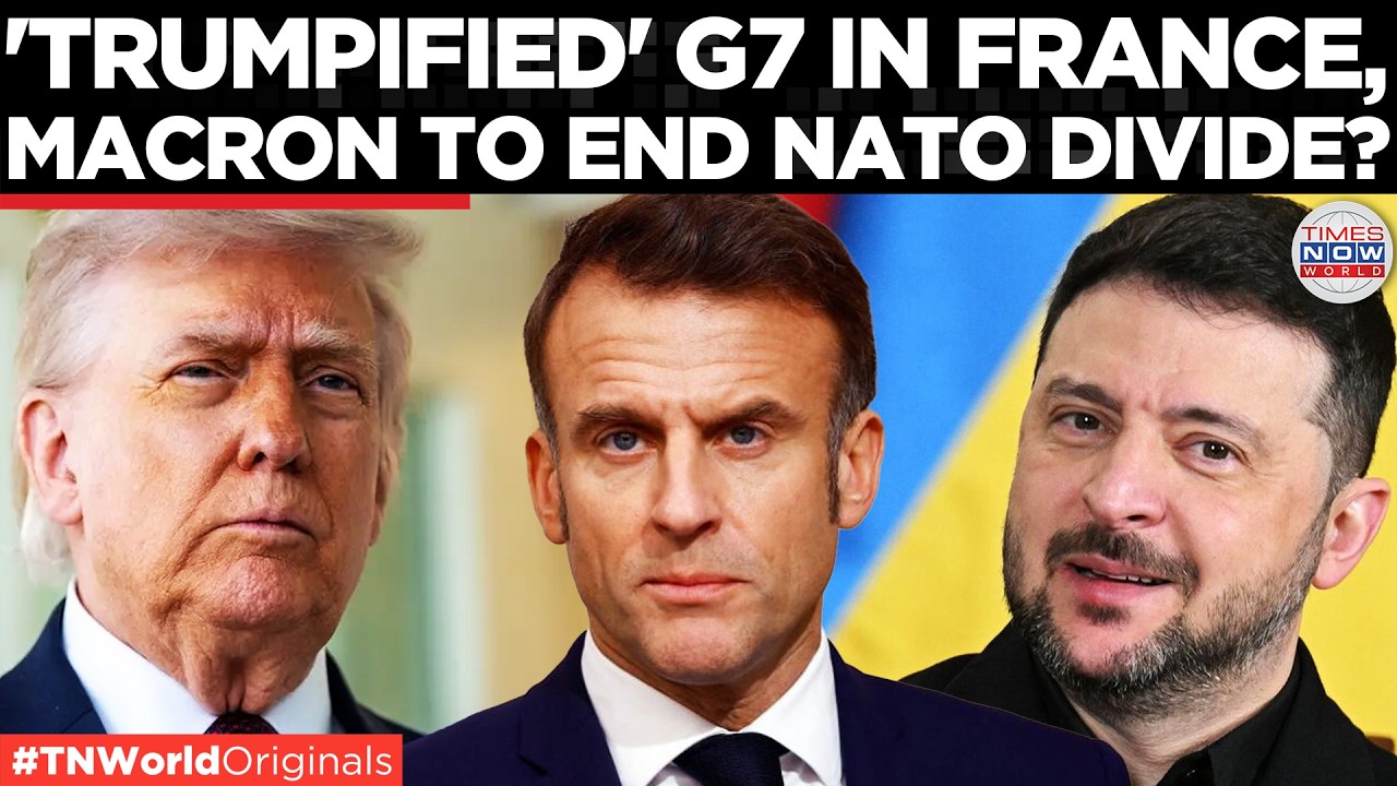 DAMAGE REPAIR? Macron Pulls All Stops To Woo & Welcome Trump At G7 Amid NATO Strains