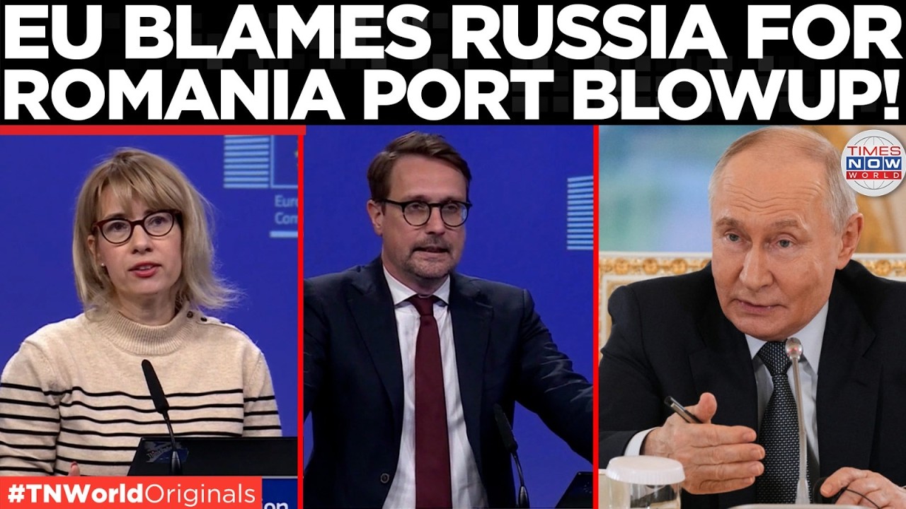 'RUSSIA IS RESPONSIBLE!' EU Blames Moscow for Drone Explosion in Romania, Bac...