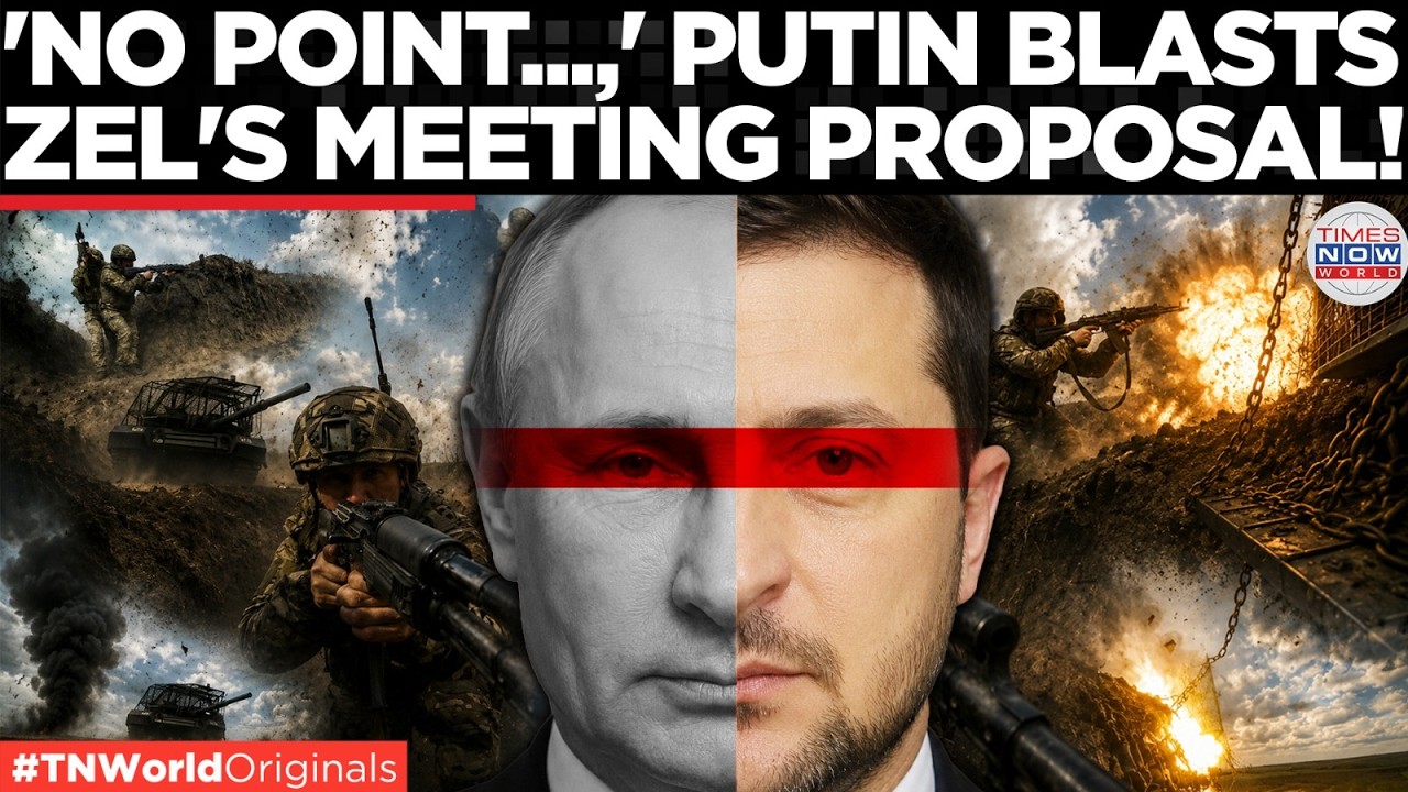 Putin Snubs Ukraine's "Insolent" Summit Letter, Zelensky Fires Back Saying 'Russia Chose War Again'!