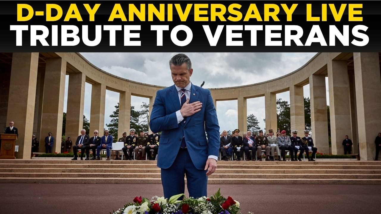 D-DAY LIVE: Normandy Honors WWII Veterans on 82nd Anniversary | Pete Hegseth Attends Ceremony