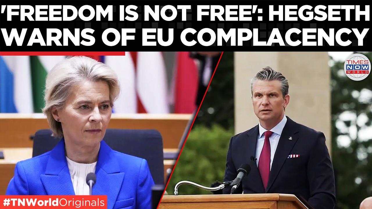 ‘Dangerous Ideologies Invading Europe’: Hegseth Warns of ‘Invasion’ During D-Day Speech in France
